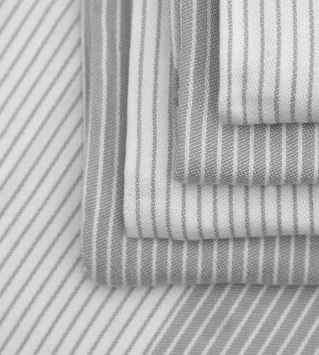 Premium Kitchen Towels 6 Pack 100% Cotton, 20"x28" - Grey - Image 7