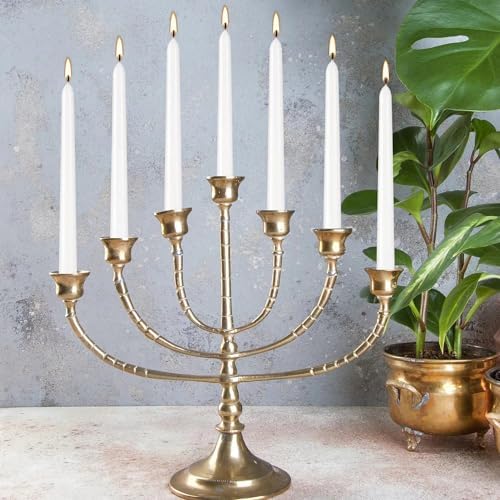 YOROXRG 100Pack White Taper Candles, 7-8 Hours Burn Time, Unscented, Smokeless and Dripless, 0.75 x 10 Inch Dinner Candle Set for Household, Wedding, Party and Home Décor Candlesticks - Image 4