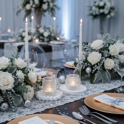 36 Pack Votive Candle Holders, Clear Candle Holder for Wedding Fall Decor - Image 3