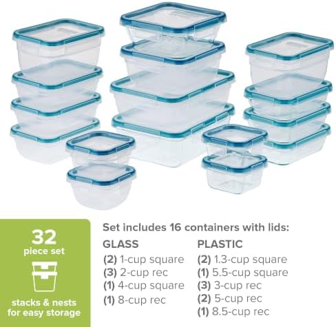 Snapware Glass & Plastic Mix Total Solution (16-Pack) Food Storage Set - Image 3