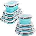 8 Collapsible Food Storage Containers, Silicone Collapsible Food Storage Containers, Collapsible Food Storage Silicone, Rv Collapsible Bowls, Collapsible Storage Containers for Food Camping by Unknown