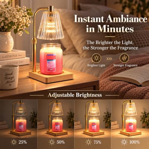 Marycele Candle Warmer Lamp with Timer Birthday Gifts for Women Home Decor - Image 4