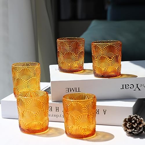 Woho 12pcs Amber Votive Candle Holders, Tealight Holder for Thanksgiving - Image 3
