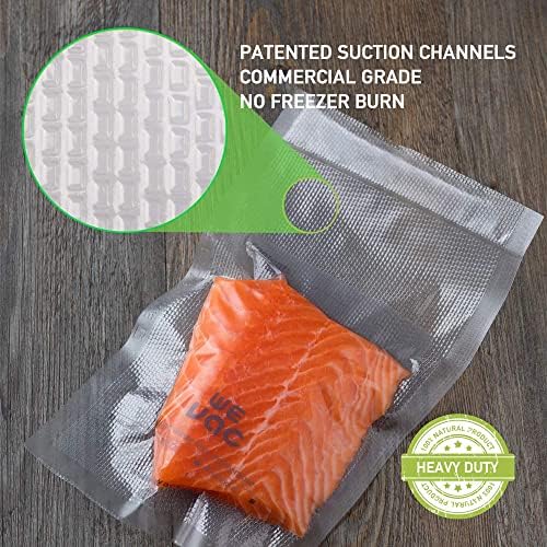 Wevac 8"x12" Vacuum Sealer Bags for Food, 200 Precut Quart Bags, Keeper Box - Image 4