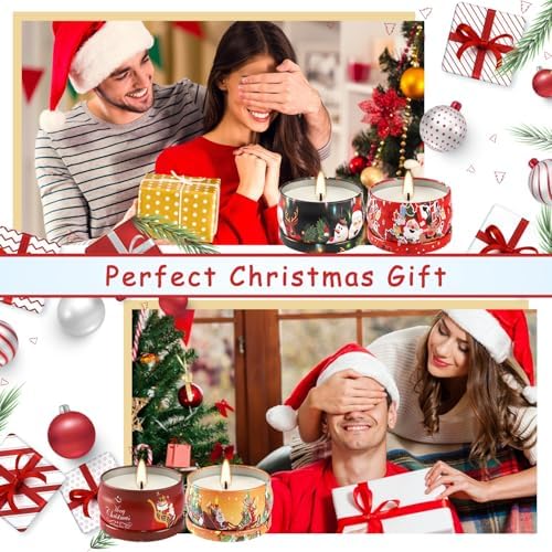 WPONSZU 36 Pack Christmas Scented Candles,Gift Set 2.5oz Strong Fragrance jar Candles,for Home Scented Decoration Birthday Valentine'sDay - Image 6
