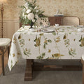 Rectangle Table Cloth,100% Waterproof Tablecloth Oil Proof Spill Proof Vinyl Table Cloth, Wipe Clean Plastic Table Cover for Dining, Camping, Indoor and Outdoor 54" x 120",Magpie by Unknown