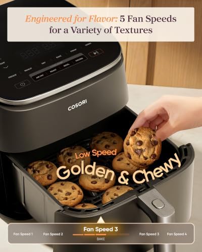 Cosori TurboBlaze Air Fryer, 9-in-1, 6 Qt, PFAS-Free Ceramic Coating - Image 5