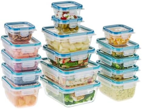 Snapware Glass & Plastic Mix Total Solution (16-Pack) Food Storage Set by Snapware