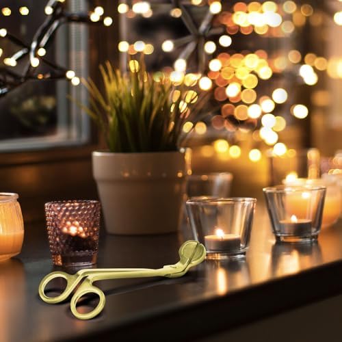 CHEFBEE Gold Stainless Steel Candle Wick Trimmer - Image 7