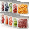 10 Pack Reusable Gallon Freezer Bags, Leakproof Food Storage Bag BPA Free Healthy Food Storage Contaizers, Reusable 1 Gallon Bags, Freezer Bag for Meal Prep Food Storage Home Fridge (Gray, 10Gallon) by Anelueeoo
