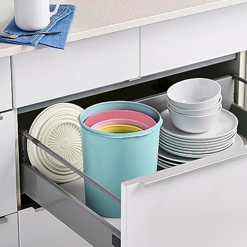 Tupperware Heritage 10-Piece Pastel Tall Canister Set (5 Containers+5 Lids) - Image 6