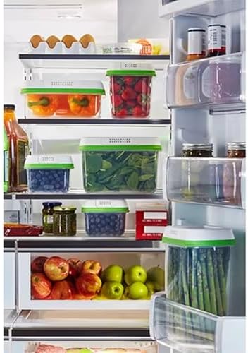 Rubbermaid FreshWorks Produce Containers, Medium/Large, 6-Piece Set - Image 6