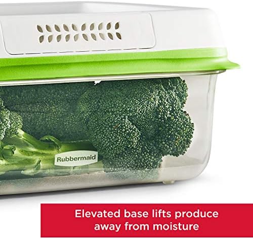 Rubbermaid FreshWorks Produce Saver, Large Produce Storage Containers, 4 Piece Set - Image 3