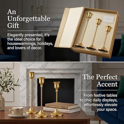 12PCS Candle Holders Vintage Centerpiece Candlestick Holder - Image 6