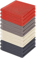 Homaxy 100% Cotton Waffle Weave Kitchen Dish Cloths 12-Pack, Multicolor by Homaxy