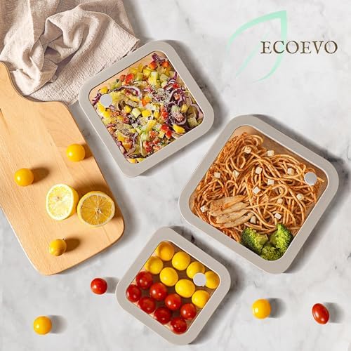 Glass Food Containers with Glass Lid, Microwave Safe Food Storage Container Set, 3 Pack, Square Shape, Food Containers with Lids, Meal Prep containers with Leak Proof Lid. - Image 5