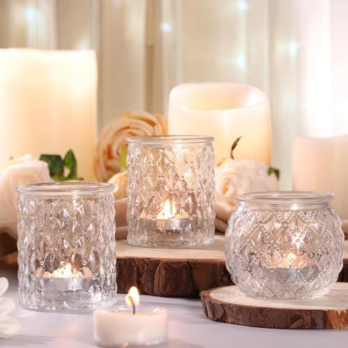 NITIME 36Pcs Votive Candle Holders, Clear Tea Light Holders for Wedding - Image 4