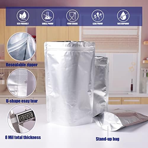 Lebodu 120 Mylar Bags with 120 x 300cc Oxygen Absorbers for Food Storage - Image 3