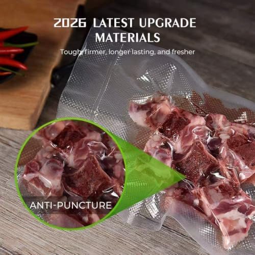 Kitchen Essentials, Vacuum Sealer Bags For Food, 2 Rolls 11"x16' - Image 3