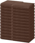Homaxy 100% Cotton Waffle Weave Kitchen Dish Towels 24-Pack, Coffee by Homaxy