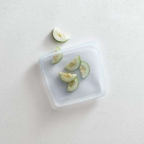 Stasher Premium Reusable Silicone Food Storage Sandwich Bag, Clear, 28 oz - Image 4