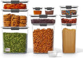 Rubbermaid Brilliance Pantry 10 Piece Set, Clear and Airtight Food and Pantry Storage Containers by Rubbermaid