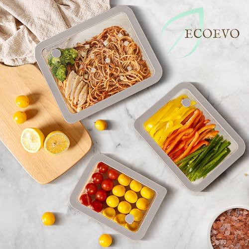 Glass Food Containers with Glass Lid, Microwave Safe Food Storage Container Set, 3 Pack of Large Size, Food Storage Containers with Lids, Meal Prep containers with Leak Proof Lid. - Image 5