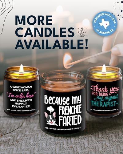 Funny Frenchie Candle, Frenchie Gifts for Women, Unique French Bulldog Gift Ideas, Best Present for Pet Lovers, Perfect Frenchies Presents for Girls, Birthday, Christmas, Gift-Ready - Image 6