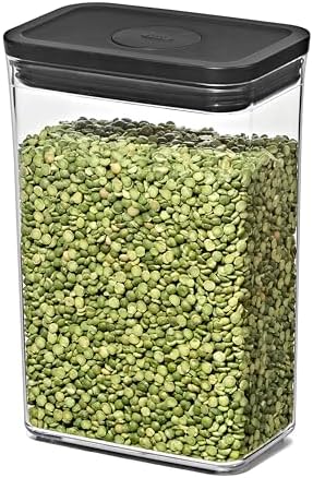 OXO Good Grips POP Container — Rectangle Medium — 2.7 Qt / 2.6 L — Matte Black, Organization and Storage Solution by Unknown