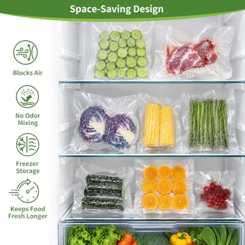 O2frepak Pint 6"x10" Vacuum Sealer Bags 200ct for Food Storage - Image 5