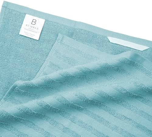 Premium Kitchen Towels 6 Pack 100% Cotton, 20"x28" - Aqua Solid - Image 4