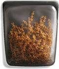 Stasher Premium Reusable Half Gallon Silicone Bag, Black, 64 oz by Stasher