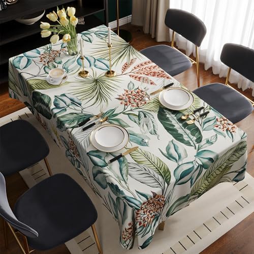 Rectangle Table Cloth,100% Waterproof Tablecloth Oil Proof Spill Proof Vinyl Table Cloth, Wipe Clean Plastic Table Cover for Dining, Camping, Indoor and Outdoor, 54"x78", Tropical Breeze - Image 7