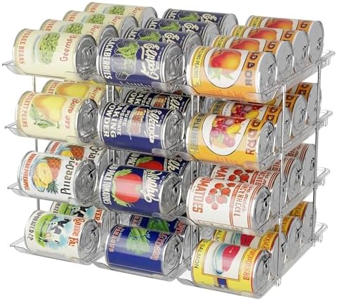 LXLXXL Can Organizer for Pantry Canned Food Storage Goods Holders 4 Tier by LXLXXL