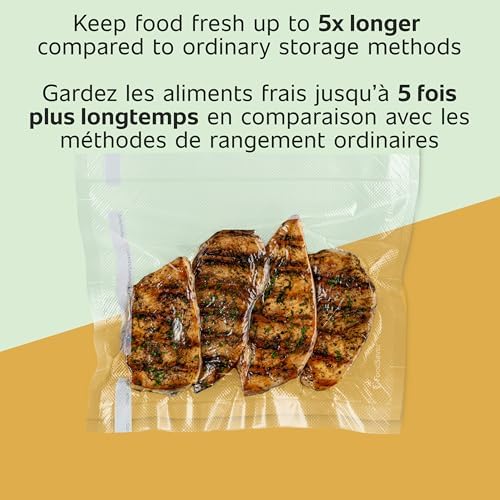 FoodSaver Custom Length Vacuum Sealer Bags Multipack,Rolls for Airtight Food Storage and Sous Vide - Compatible with FoodSaver,8 and 11 (3 Count),2 Count (Pack of 10) - Image 2