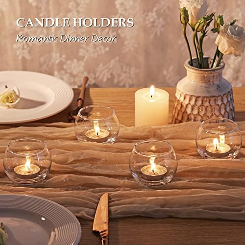 Volens 24PCS Clear Votive Candle Holders for Table Centerpieces - Image 6