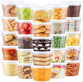 BYSNOW 50 Sets 16 oz Deli Containers with Lids by BYSNOW