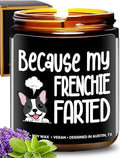Funny Frenchie Candle, Frenchie Gifts for Women, Unique French Bulldog Gift Ideas, Best Present for Pet Lovers, Perfect Frenchies Presents for Girls, Birthday, Christmas, Gift-Ready by RosaVila