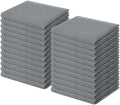 Homaxy 100% Cotton Waffle Weave Kitchen Dish Cloths 24-Pack, Grey by Homaxy