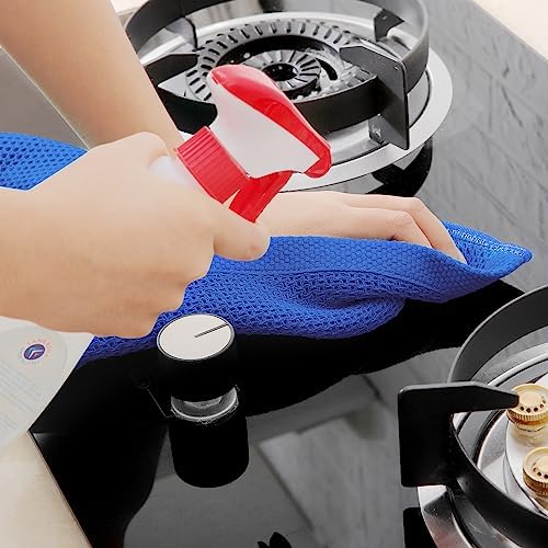 Homaxy 100% Cotton Waffle Weave Kitchen Dish Towels 6-Pack, Blueberry - Image 5
