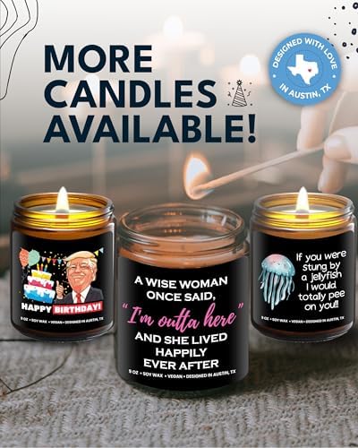 Funny Divorce Candle, Cool Retirement and Divorce Gifts for Women, Best Gift for Women, Unique Farewell Presents for Colleagues Coworker Teacher, Happy Retirement Ideas for Her - Image 6