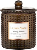LA JOLIE MUSE Woody Jasmine Scented Candle for Home,Natural Soy Wax 55 Hrs by LaJol%C3%ADeMuse