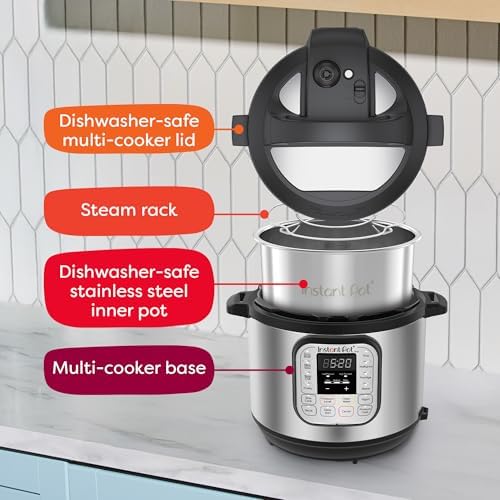 Instant Pot Duo 6 Qt 7-in-1 Electric Pressure Cooker, Stainless Steel - Image 6