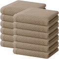 Homaxy 100% Cotton Waffle Weave Kitchen Dish Towels 12-Pack, Tan by Homaxy