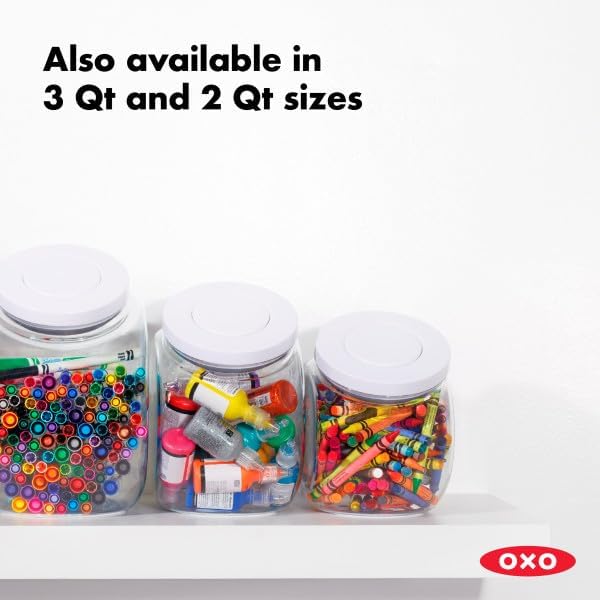 OXO Good Grips 5.0 Qt POP Large Cookie Jar - Airtight Food Storage - Image 6