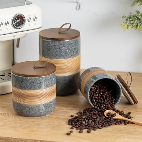 Miamolo Airtight Coffee Container, Ceramic Jar with Lid for Coffee Storage - Image 6