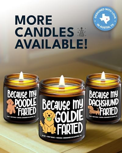 Funny Goldie Candle, Golden Retriever Gifts for Women and Men, Unique Funny Pet-Themed Gift Ideas, Best Present for Pet Lovers, Perfect Present for Dog Mom and Dog Dad, Birthday, Christmas, Gift-Ready - Image 6