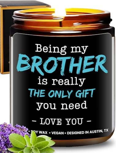 Being My Brother Candle, Funny Gifts for Brothers, Brother Gift from Sister by RosaVila
