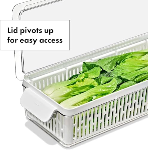 OXO Good Grips Produce Saver Long Bin, 14.8 x 5.9 x 3.6 in (Pack of 4) - Image 4