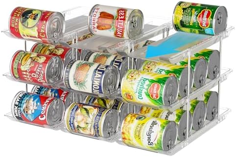 LXLXXL Can Organizer for Pantry Canned Food Storage Goods Holders 3 Tier by LXLXXL